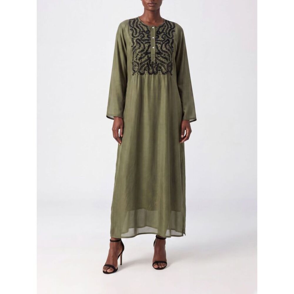 Parosh Dress Woman Olive